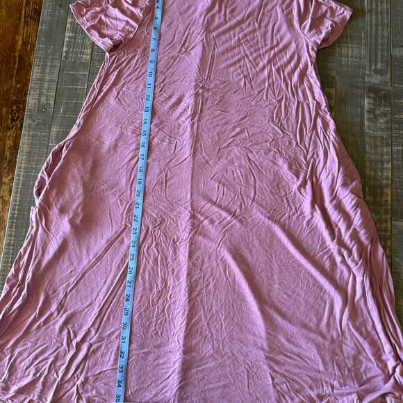 Honey & Lace Short Sleeve T-Shirt Dress With Pockets Size M - Picture 5 of 7
